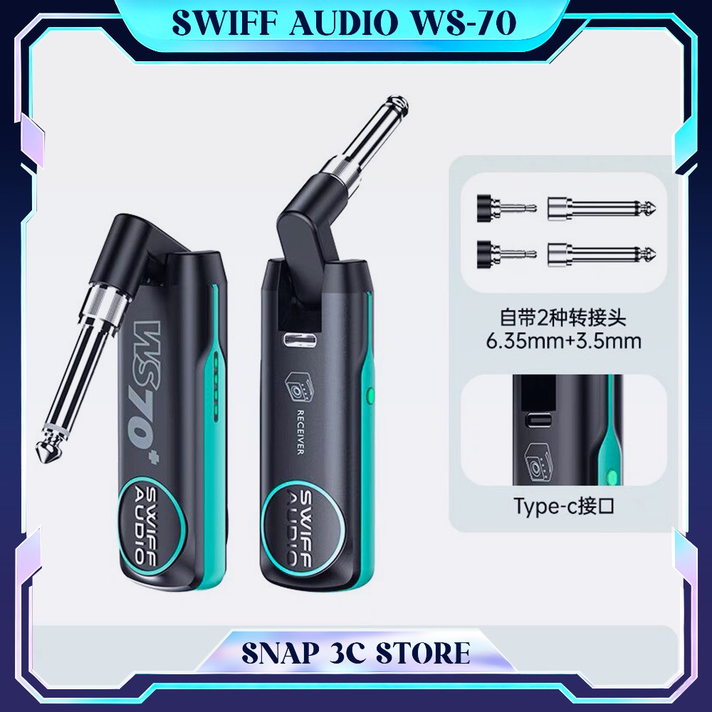 Audio & Music Xbox - SWIFF AUDIO WS-70 Plus ワイヤレスギターシステム トランスミッター