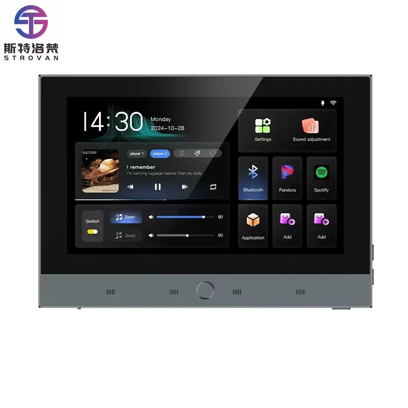 Audio Music System For Home - タッチスクリーンリモコン ワイヤレスWiFi 壁掛け式 ホームシアターシステム スマートホームオーディオ バックグラウンドミュージックシステム