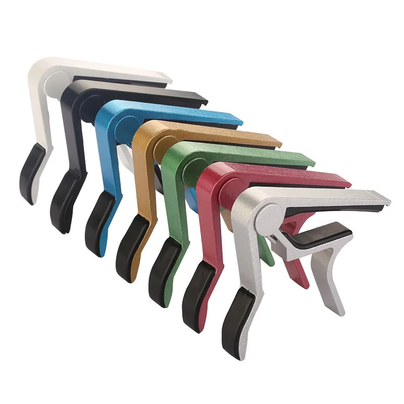 Guitar Capo Clip - 1/2 個ギターカポアコースティッククラシックエレキギターアルミ合金チューニングクランプギターアクセサリー Capotraste Guitarra