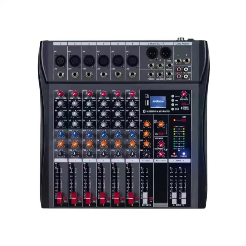 Audio & Music Xbox - CT-06 16チャンネルプロフェッショナルミキサーオーディオコンソール（48Vファンタム電源搭載、ライブパフォーマンス用）