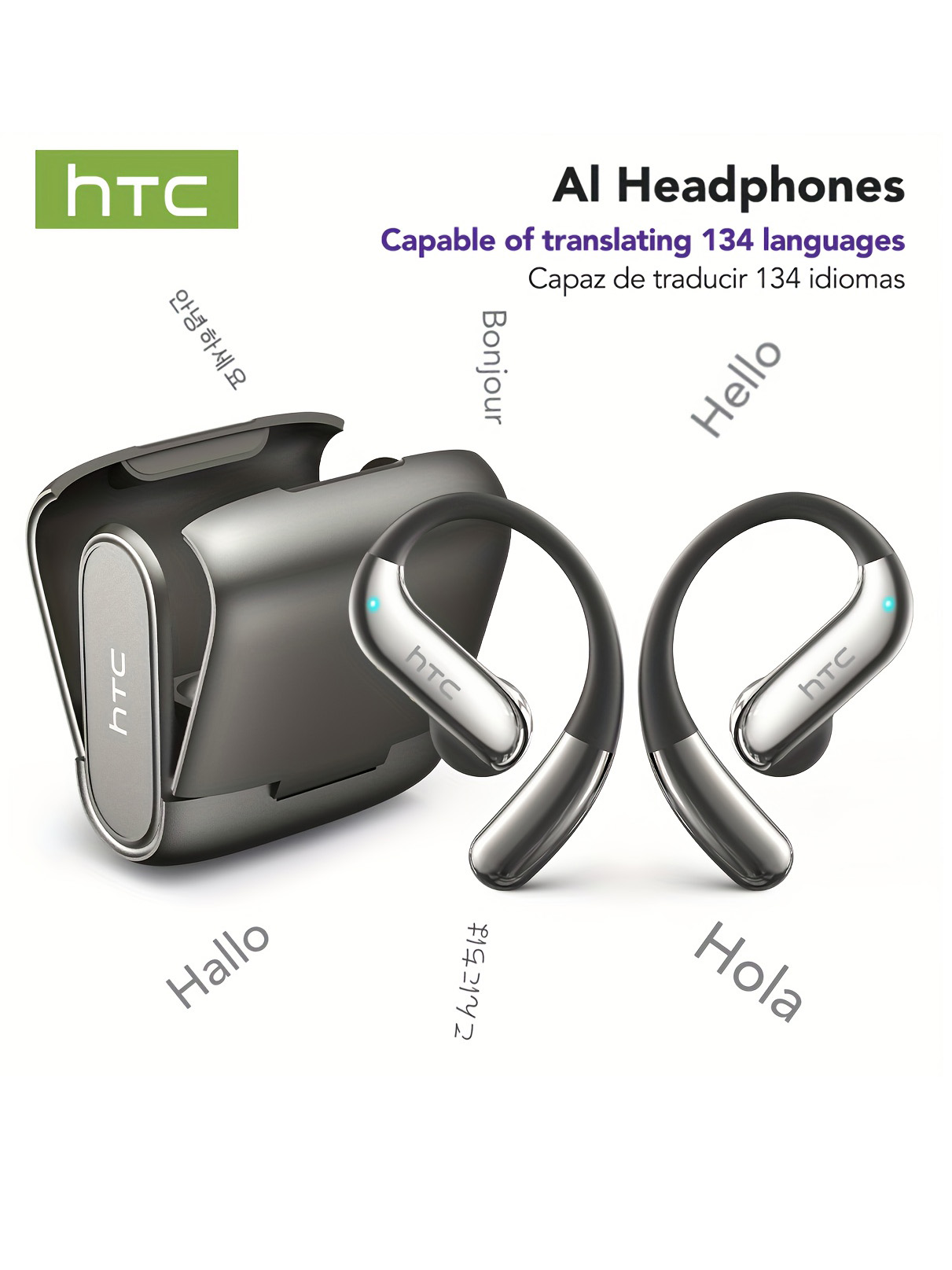 Audio Music Free - オープンイヤー Bluetooth ヘッドフォン HTC 30 時間再生