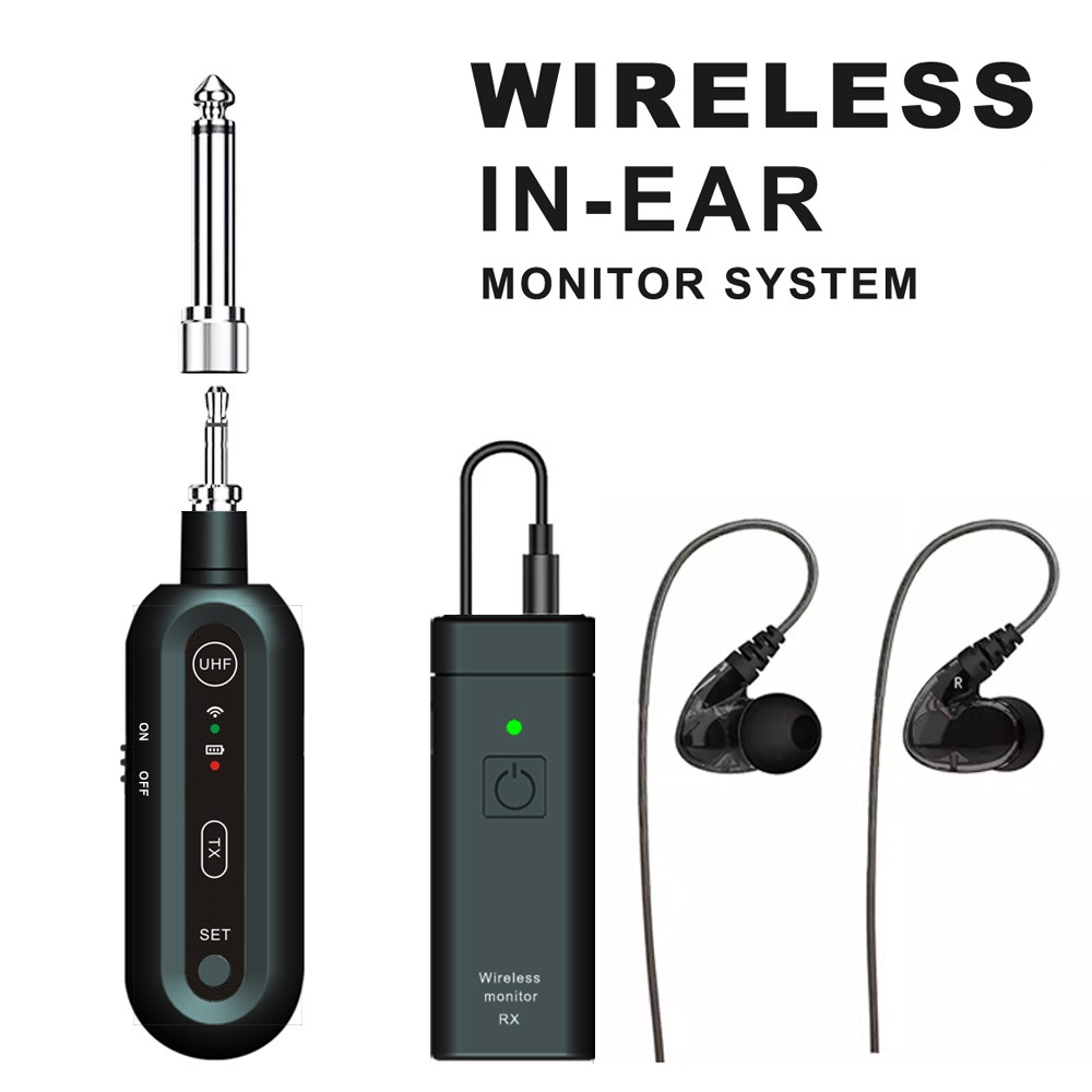Audio & Music Xbox - M1モノラルワイヤレスモニタリングシステムUHFオーディオリアルタイム伝送シンガーバンドリハーサルパフォーマンスインイヤーモニターヘッドホン