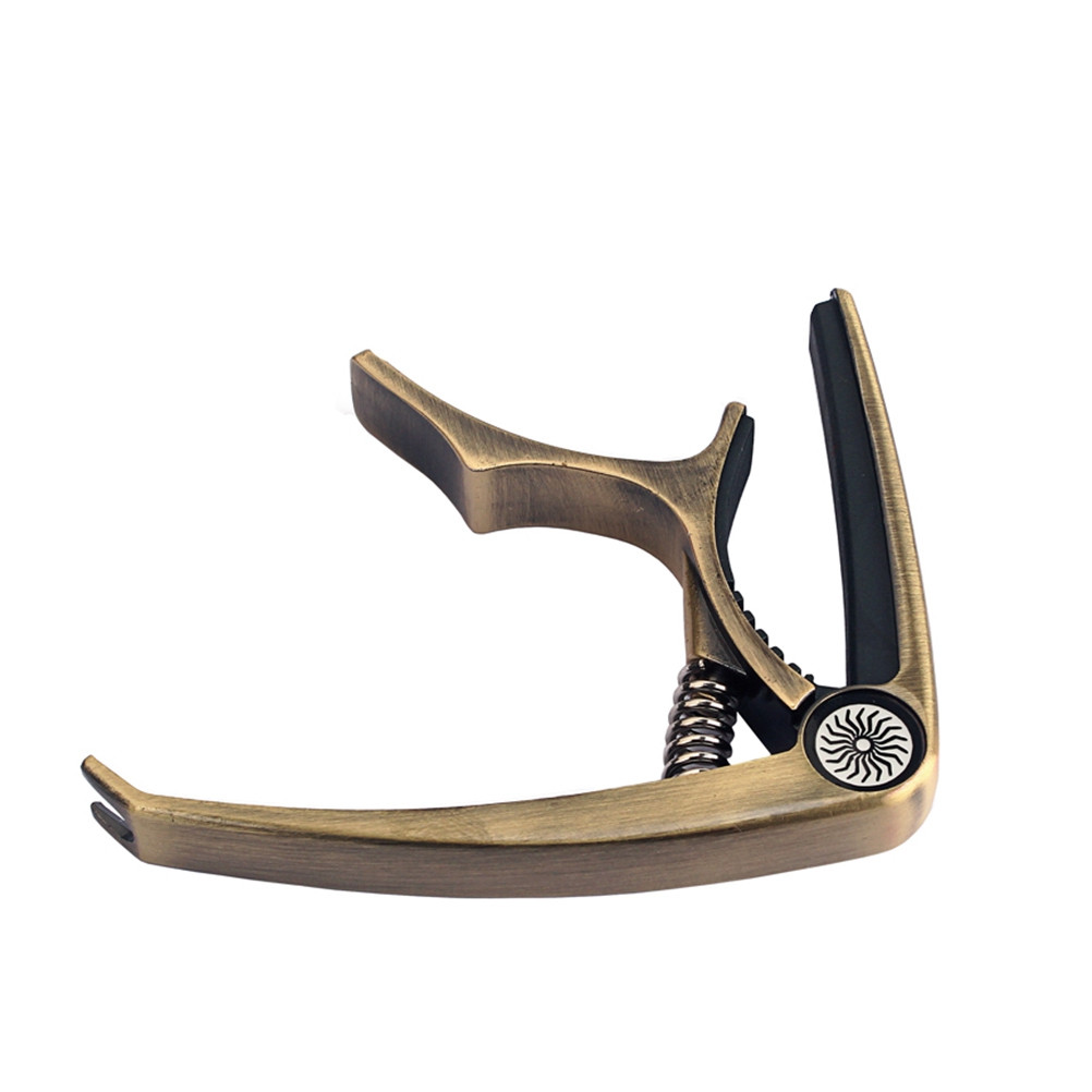 ギター用カポ、クリップ式チューナー、ガンブラック、プロ仕様、 - Guitar Capo Clip のレビューと価格