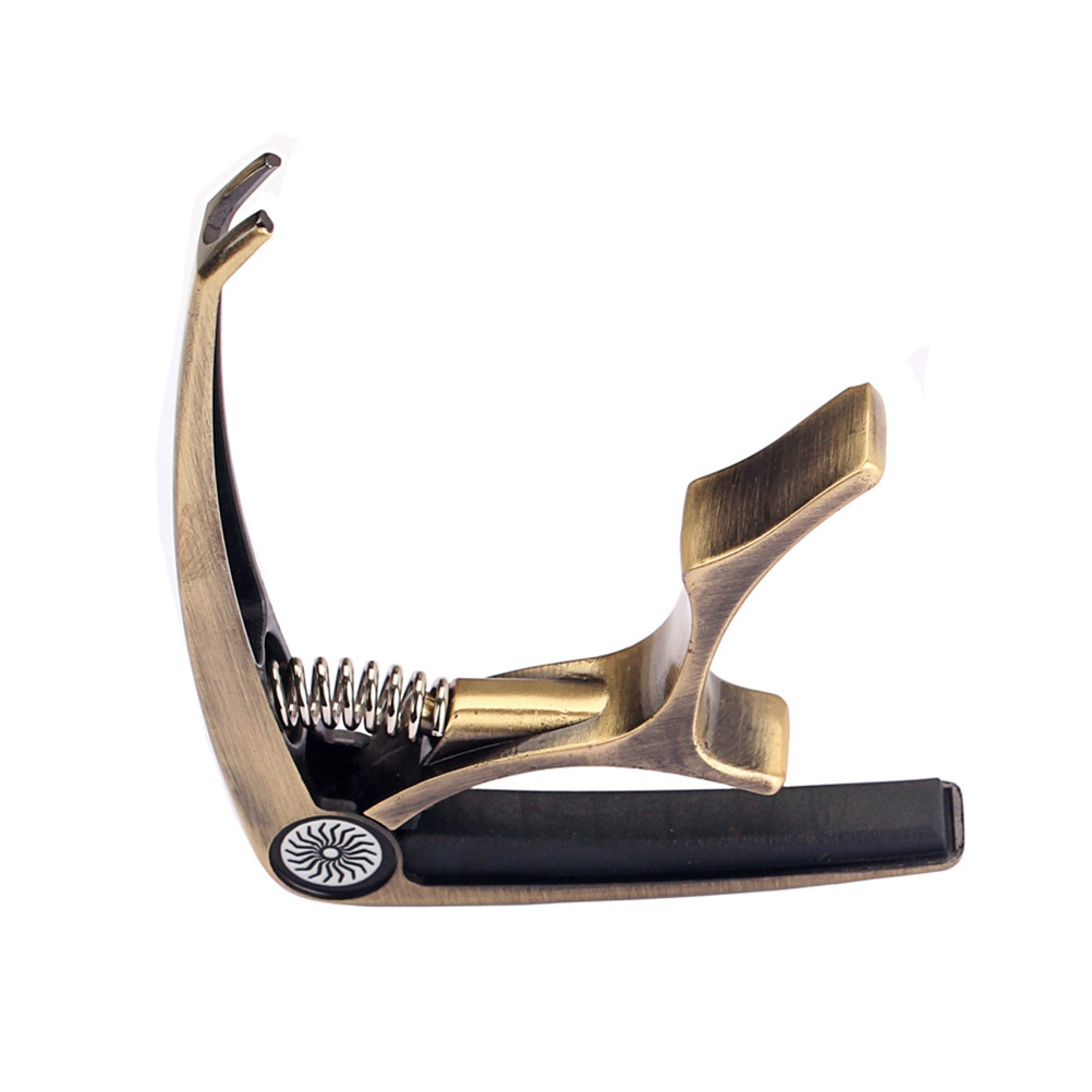 ギター用カポ、クリップ式チューナー、ガンブラック、プロ仕様、 - Guitar Capo Clip のレビューと価格