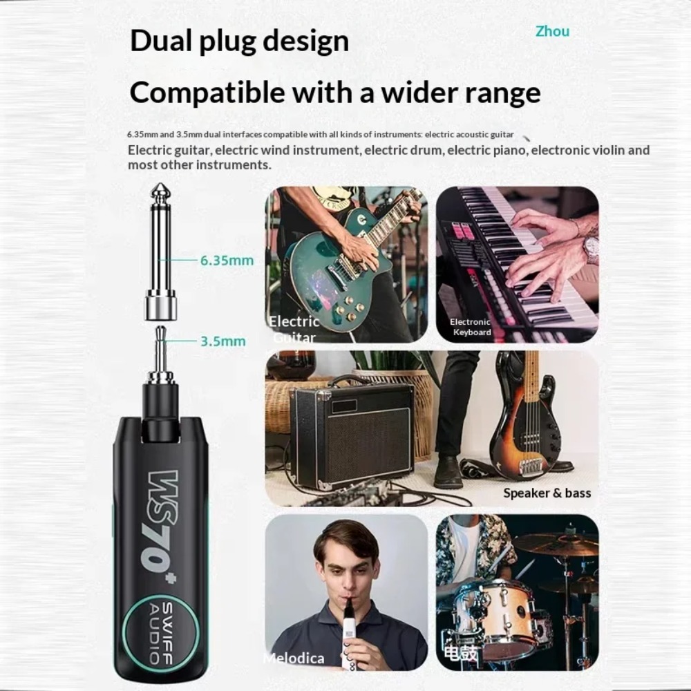 SWIFF AUDIO WS-70 Plus ワイヤレスギタ - Audio & Music Xbox のレビューと価格