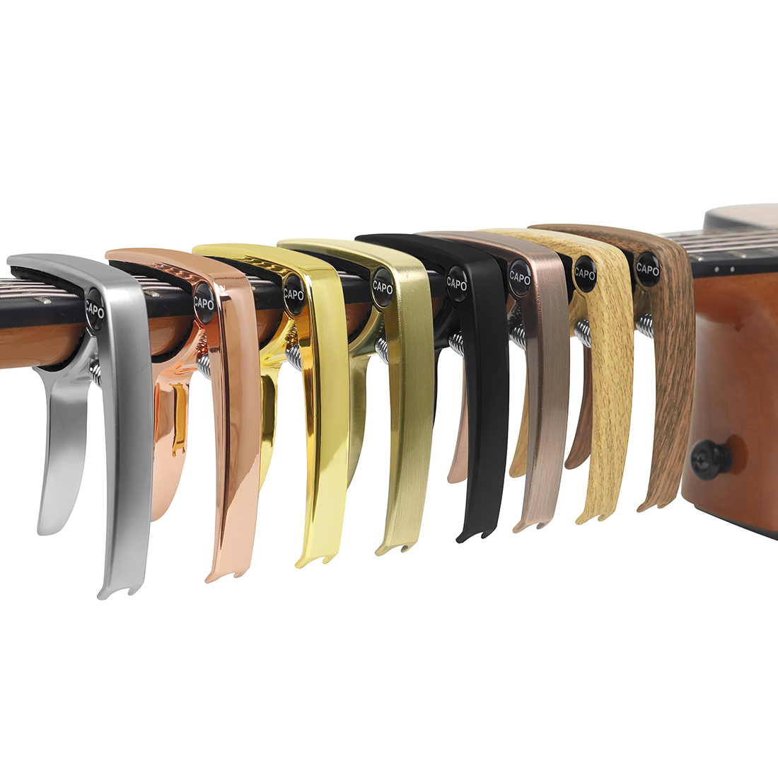 ギターカポ変調クリッププロフェッショナルアルミニウム合金ギタ - Guitar Capo Clip のレビューと価格