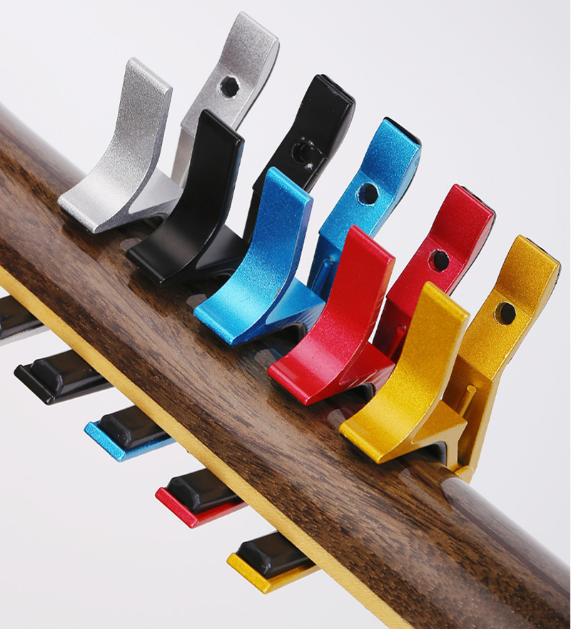 メタルギターカポ アコースティックエレクトリックギター用 シ - Guitar Capo Clip のレビューと価格