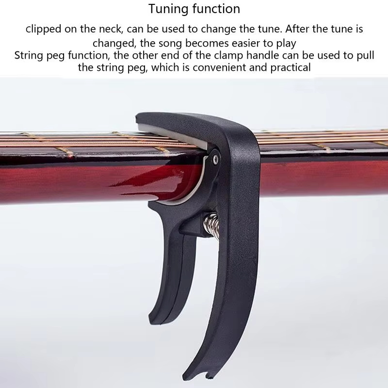 ポータブルプラスチックギターカポアコースティッククラシックエ - Guitar Capo Clip のレビューと価格