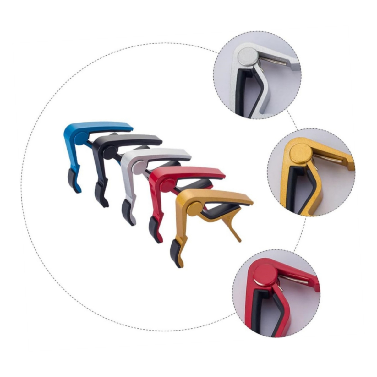Miwayer ギターカポ - 精密チューニング、ブザーフリ - Guitar Capo Clip のレビューと価格