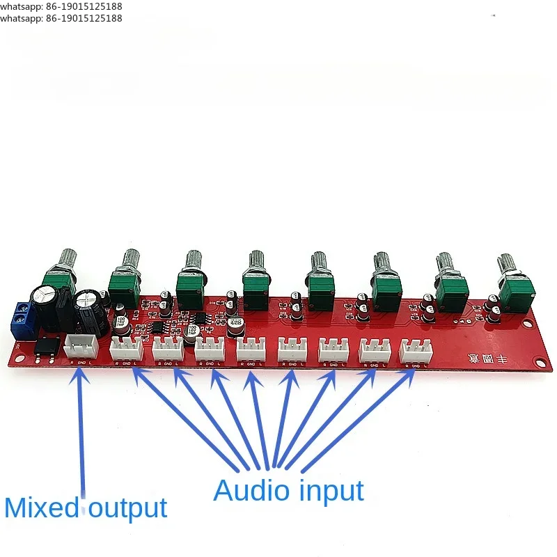 8 ウェイ NE5532 ミキシングオーディオボード DIY - Mix Audio Music のレビューと価格