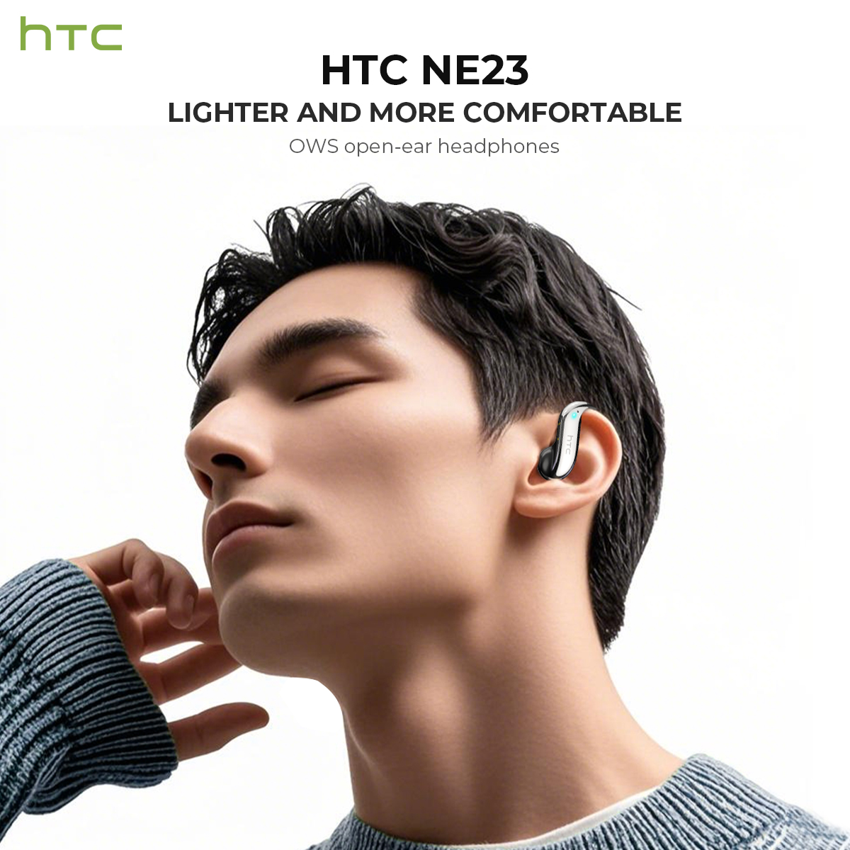オープンイヤー Bluetooth ヘッドフォン HTC 3 - Audio Music Free のレビューと価格