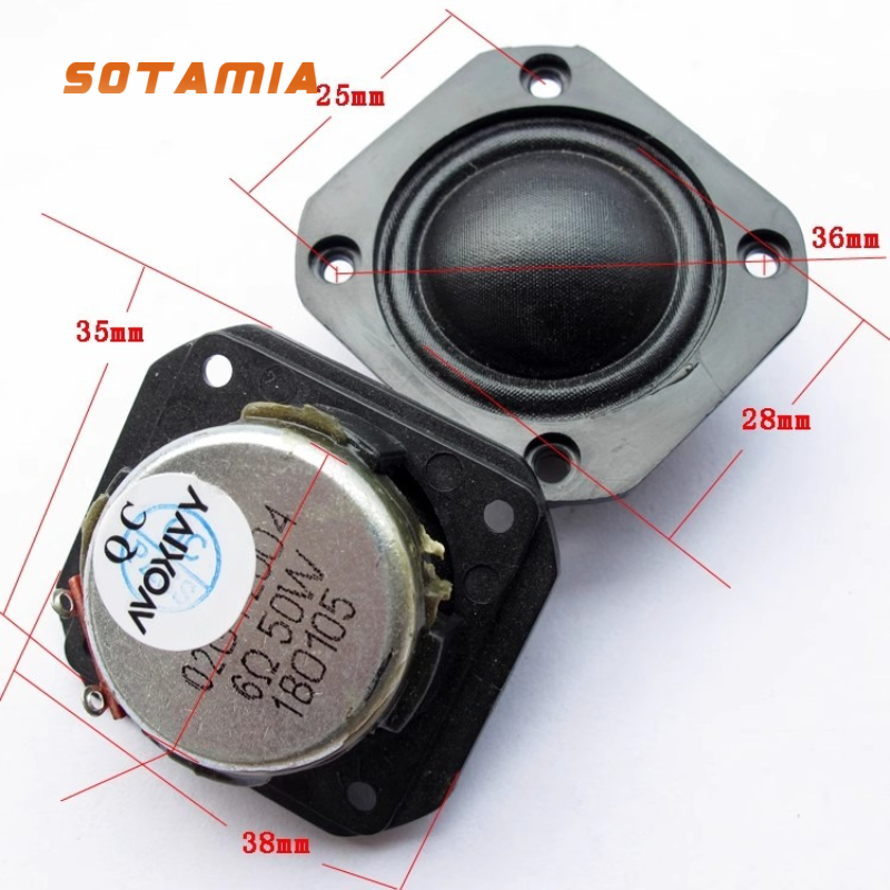 SOTAMIA 2 個 1.25 インチミニオーディオツイー - Audio Music System For Home のレビューと価格