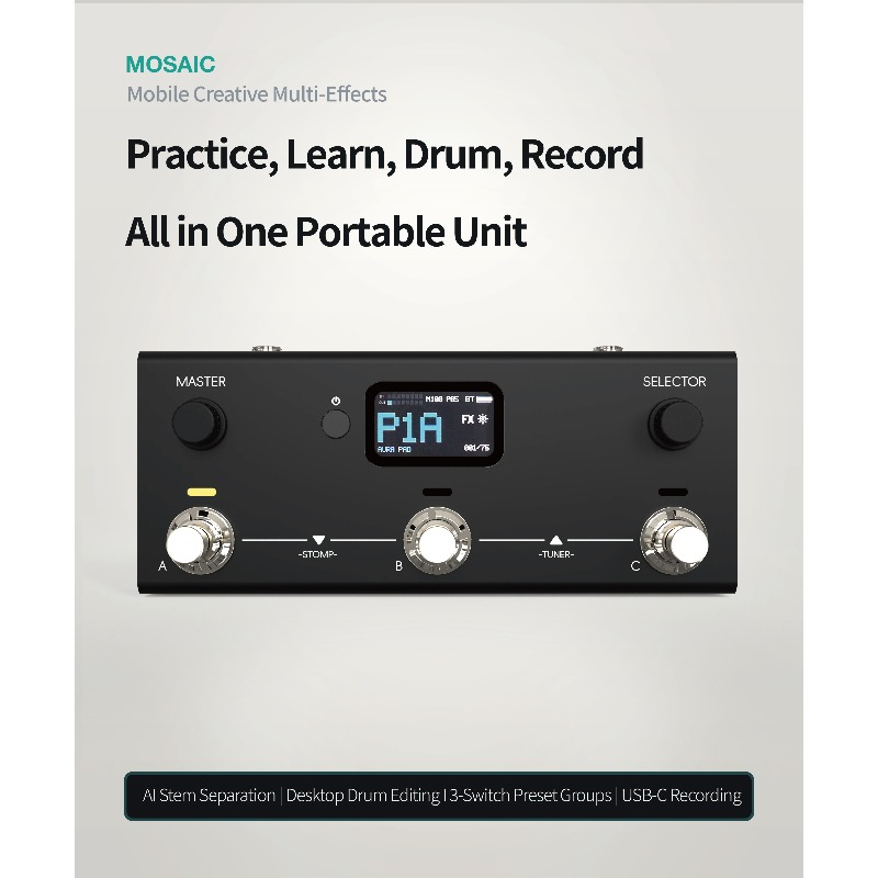 Livtra MOSAIC 3スイッチポータブルマルチエフェ - Audio & Music Xbox のレビューと価格