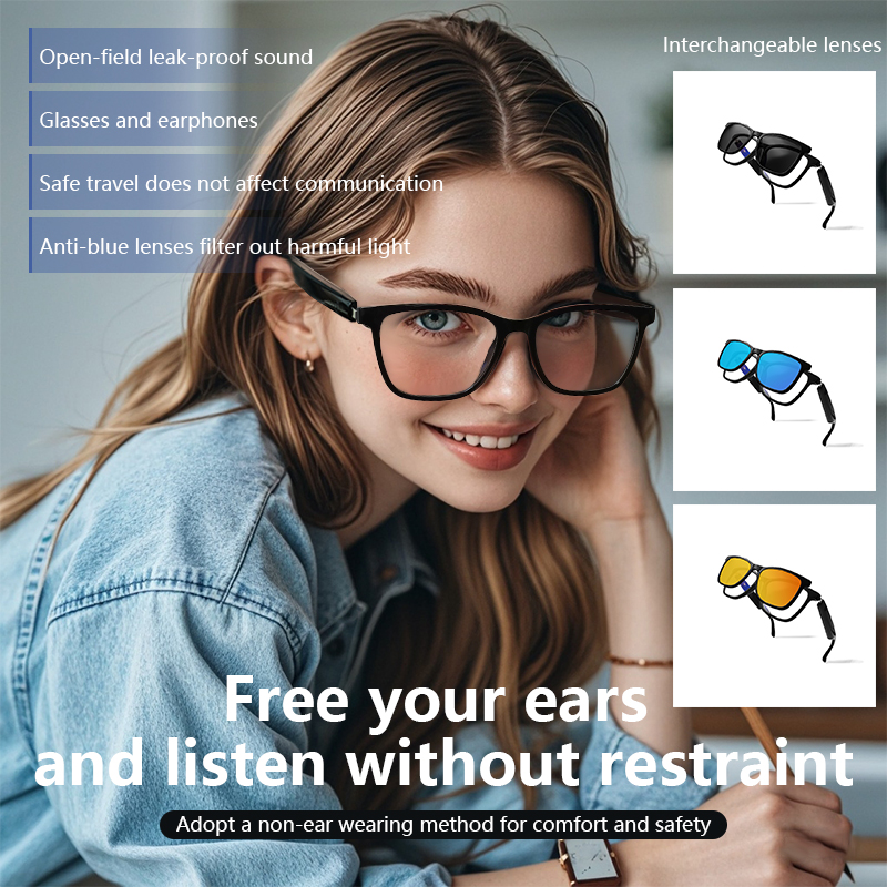 LIGE Bluetoothスマートサングラス、磁石で固定で - Mix Audio Music のレビューと価格