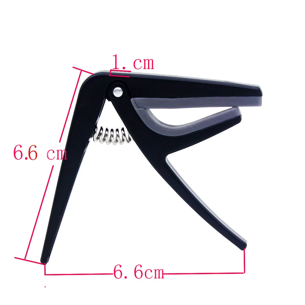 ギターチューニングクランププロブラックウクレレカポクイックチ - Guitar Capo Clip のレビューと価格