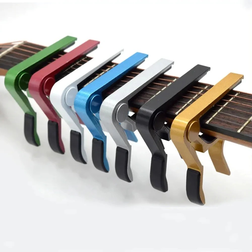 アルミニウム合金ギターカポアクセサリー,クイックチェンジクラ - Guitar Capo Clip のレビューと価格
