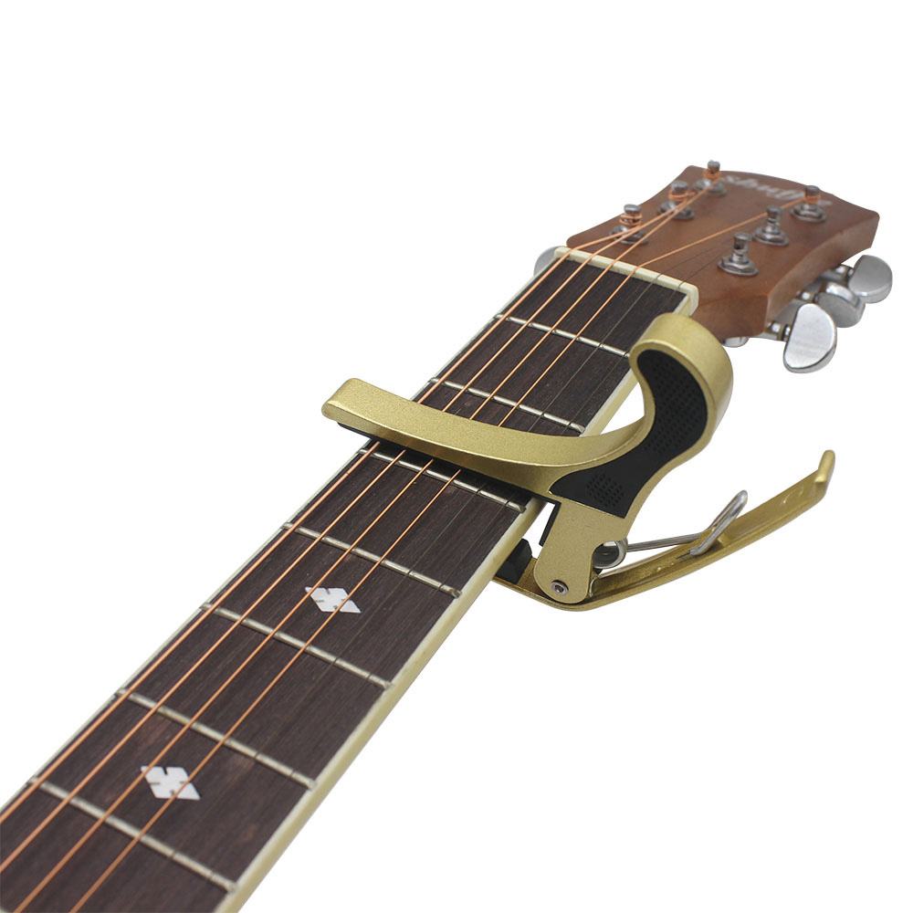 ユニバーサルギターカポギターラチューニングクランプキー亜鉛合 - Guitar Capo Clip のレビューと価格